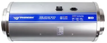 6 Inch Silenced Hyper Fan   150mm X 600mm Phresh Carbon Filter Set