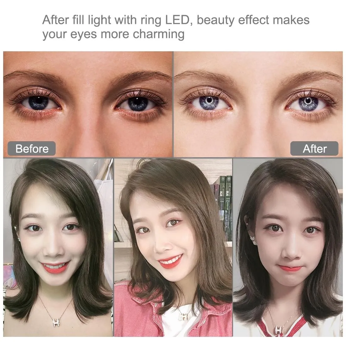 6.2" RGBW LED Ring Light with Remote & Tripod