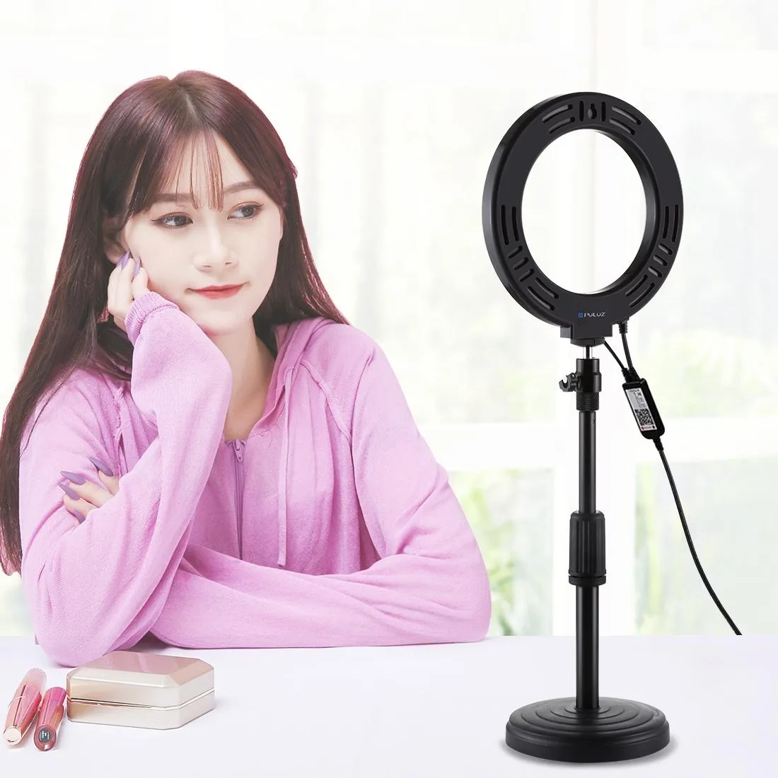 6.2" RGBW LED Ring Light with Remote & Tripod