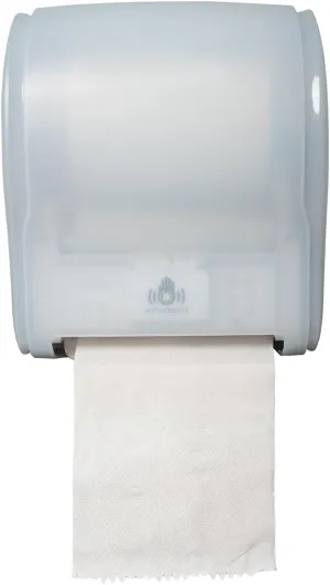 Automatic Tissue Towel Dispenser Wall Mount, Commercial Touchless Hand Towel Holder with Lock, 8 Inch Roll