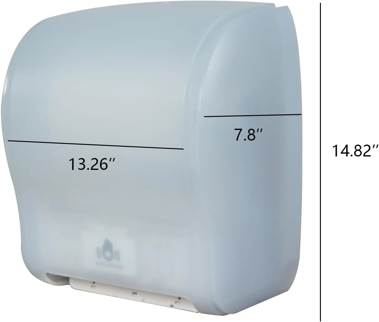 Automatic Tissue Towel Dispenser Wall Mount, Commercial Touchless Hand Towel Holder with Lock, 8 Inch Roll