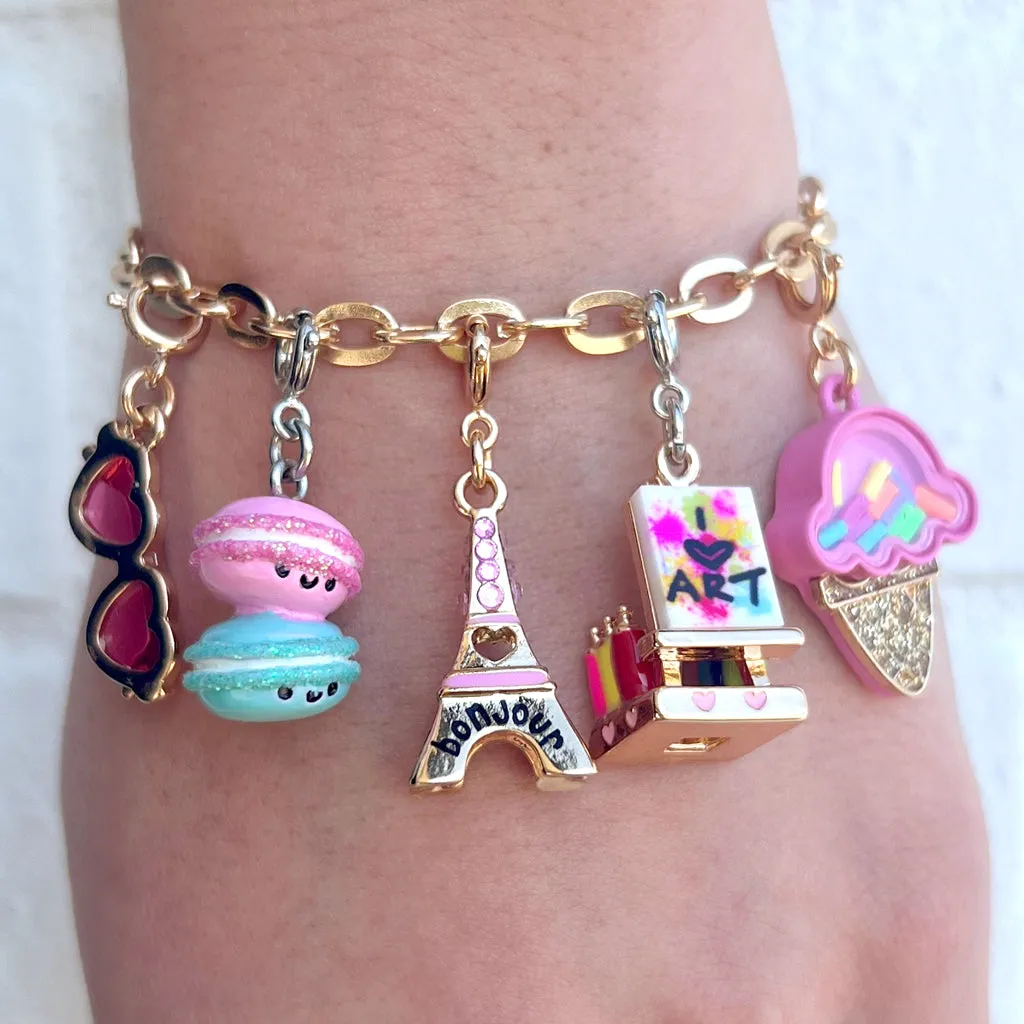 CHARM IT! Gold Eiffel Tower Charm