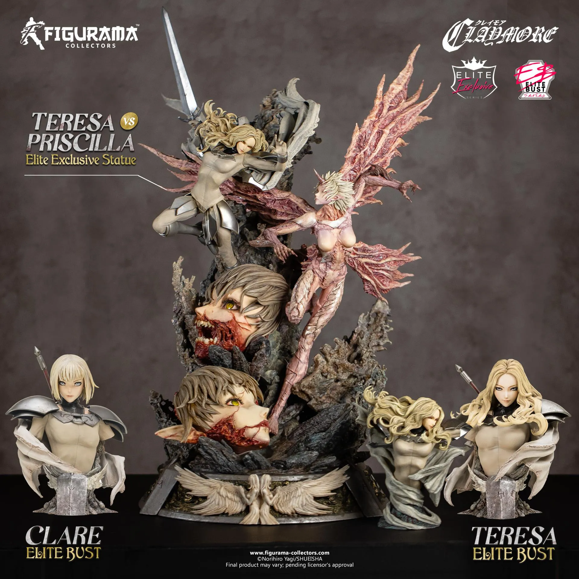 Claymore: Clare 1/4 Scale Elite Series Bust