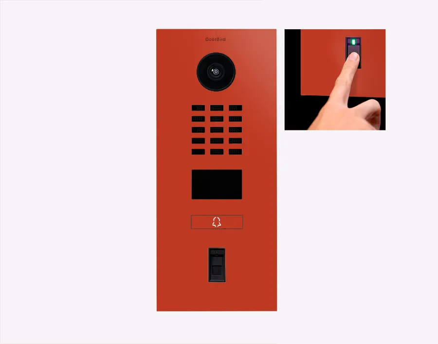 DoorBird IP Intercom Video Door Station D2101FV50 - Flush backbox and Surface backbox available separately