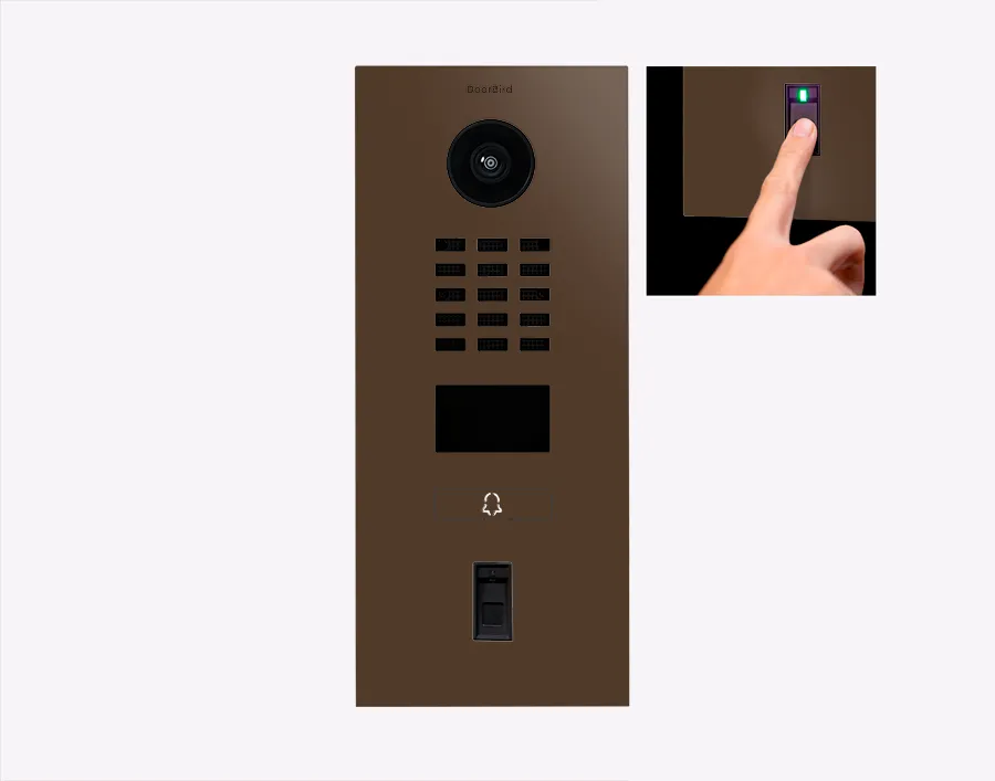 DoorBird IP Intercom Video Door Station D2101FV50 - Flush backbox and Surface backbox available separately