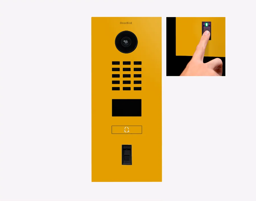 DoorBird IP Intercom Video Door Station D2101FV50 - Flush backbox and Surface backbox available separately