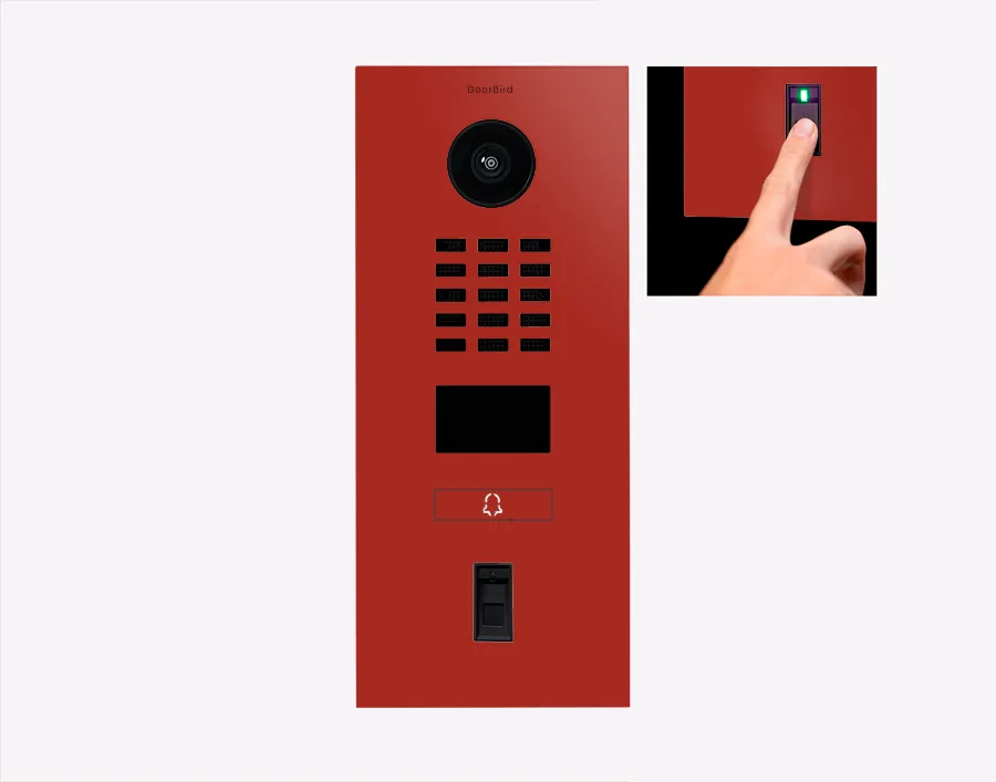 DoorBird IP Intercom Video Door Station D2101FV50 - Flush backbox and Surface backbox available separately
