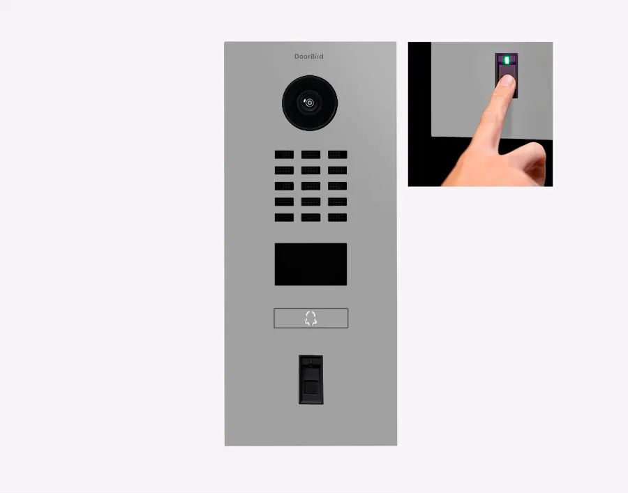 DoorBird IP Intercom Video Door Station D2101FV50 - Flush backbox and Surface backbox available separately
