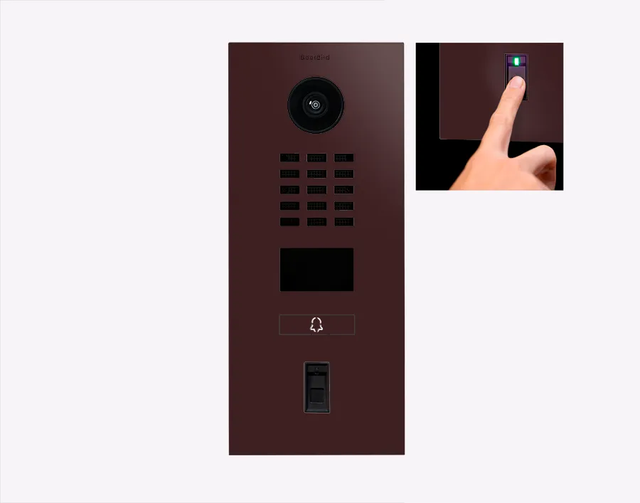 DoorBird IP Intercom Video Door Station D2101FV50 - Flush backbox and Surface backbox available separately