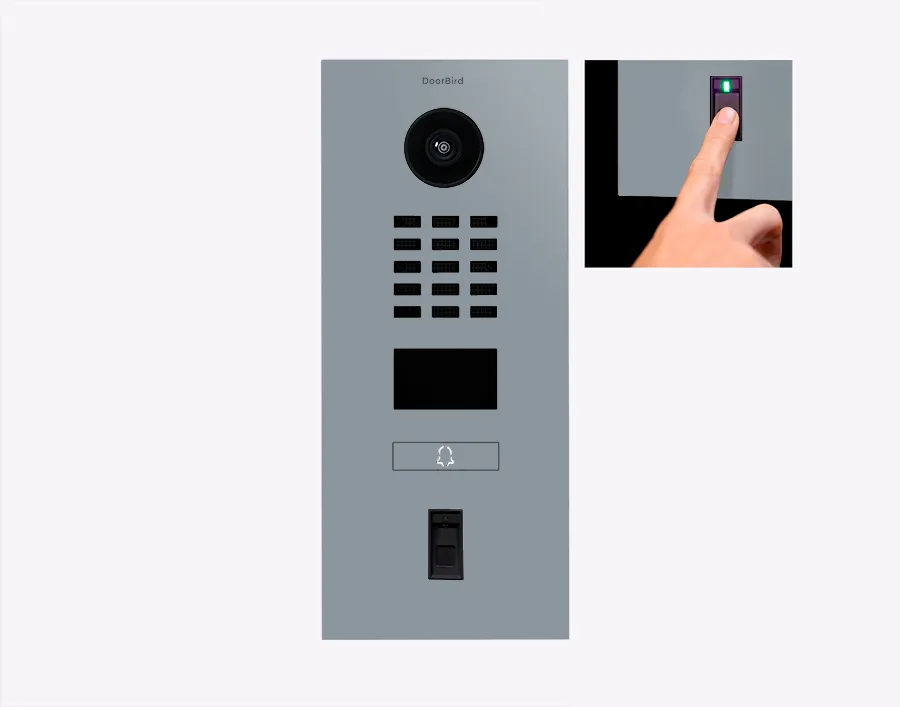 DoorBird IP Intercom Video Door Station D2101FV50 - Flush backbox and Surface backbox available separately