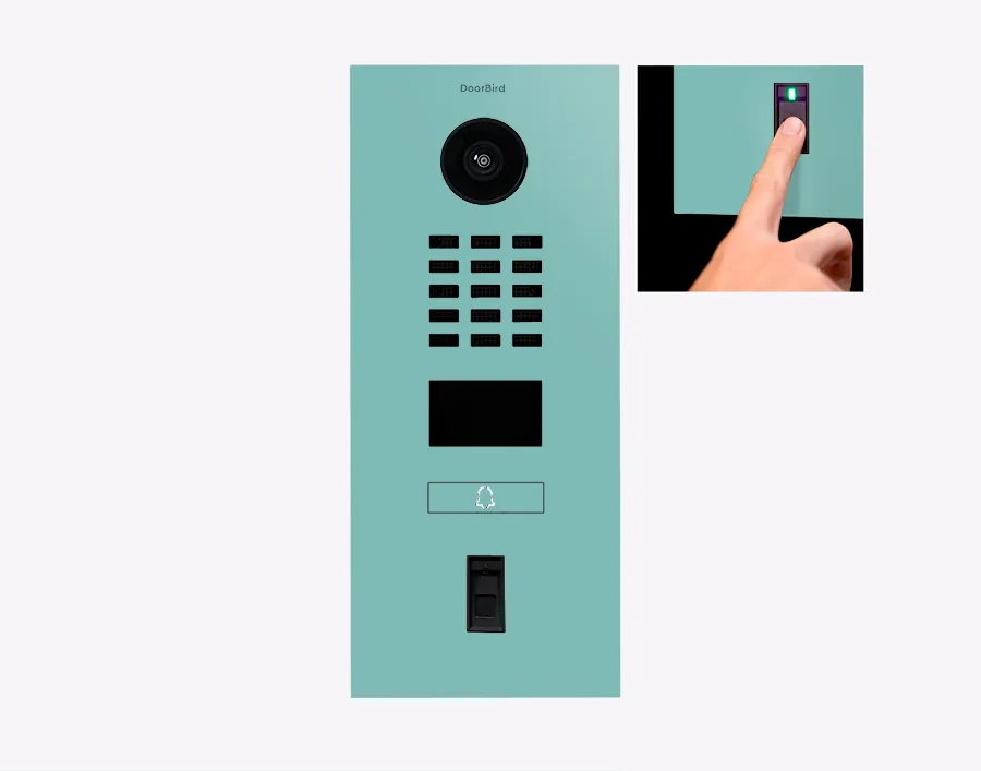 DoorBird IP Intercom Video Door Station D2101FV50 - Flush backbox and Surface backbox available separately
