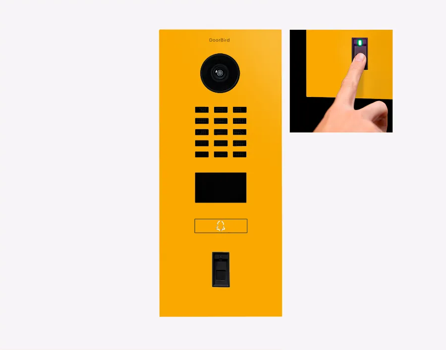 DoorBird IP Intercom Video Door Station D2101FV50 - Flush backbox and Surface backbox available separately