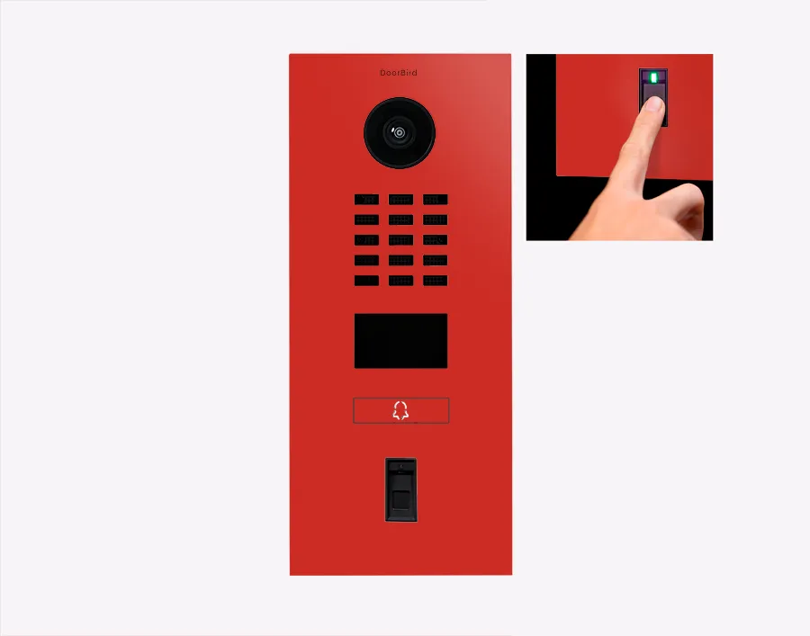 DoorBird IP Intercom Video Door Station D2101FV50 - Flush backbox and Surface backbox available separately