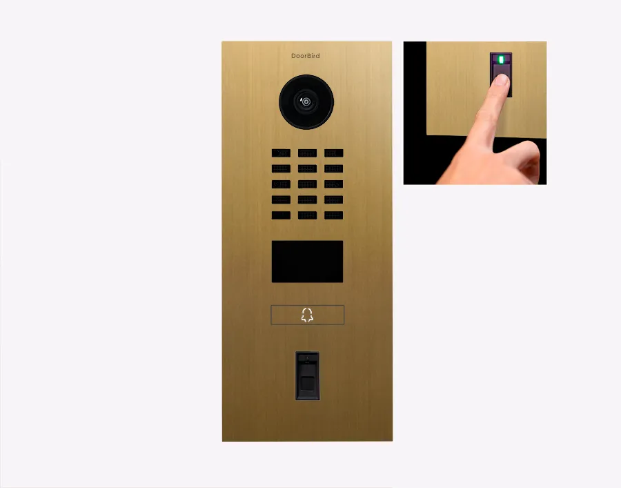 DoorBird IP Intercom Video Door Station D2101FV50 - Flush backbox and Surface backbox available separately