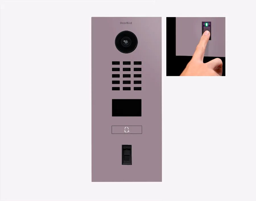 DoorBird IP Intercom Video Door Station D2101FV50 - Flush backbox and Surface backbox available separately