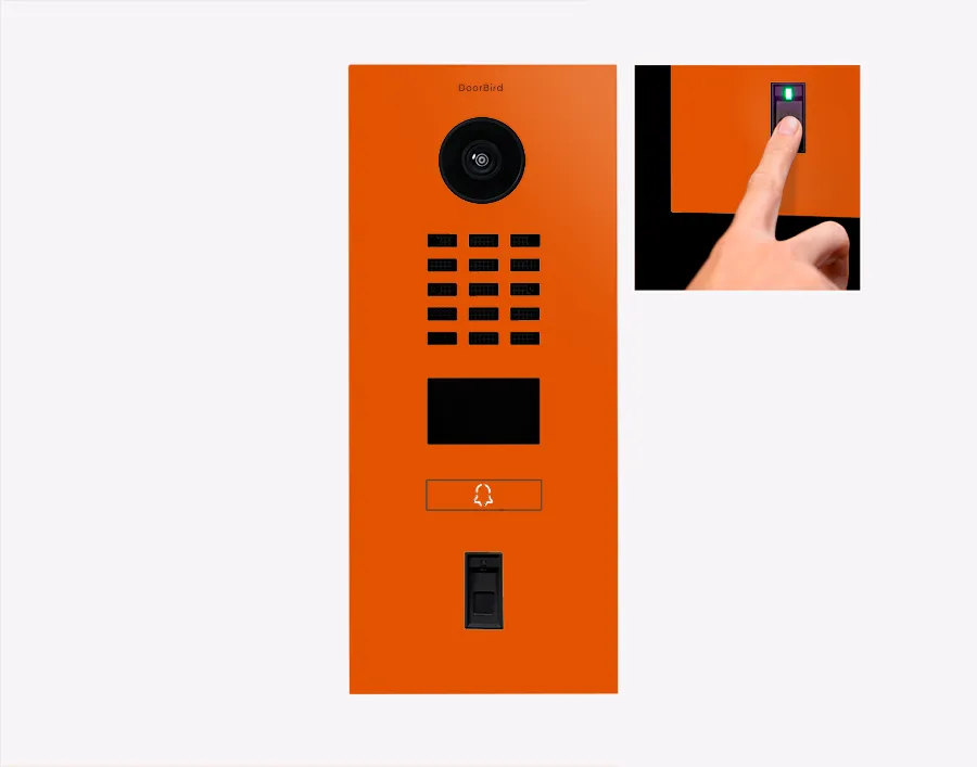 DoorBird IP Intercom Video Door Station D2101FV50 - Flush backbox and Surface backbox available separately