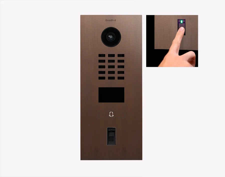 DoorBird IP Intercom Video Door Station D2101FV50 - Flush backbox and Surface backbox available separately
