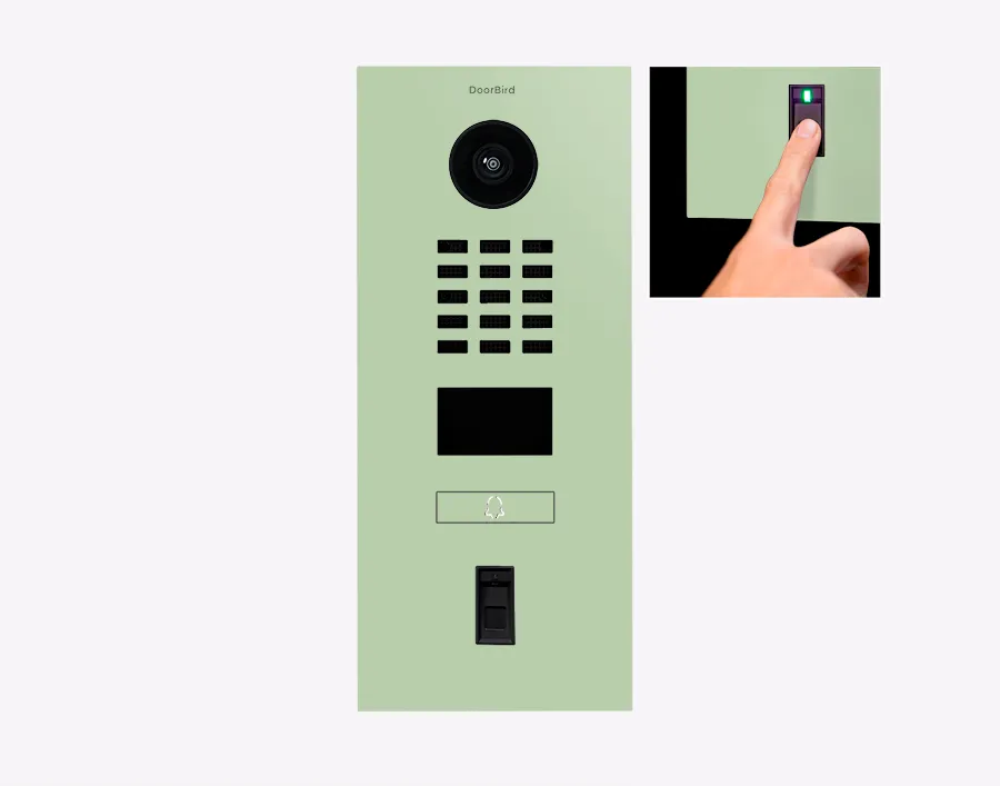 DoorBird IP Intercom Video Door Station D2101FV50 - Flush backbox and Surface backbox available separately