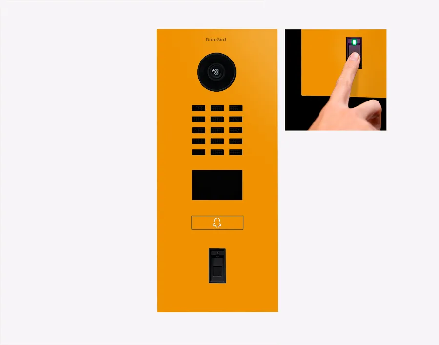 DoorBird IP Intercom Video Door Station D2101FV50 - Flush backbox and Surface backbox available separately
