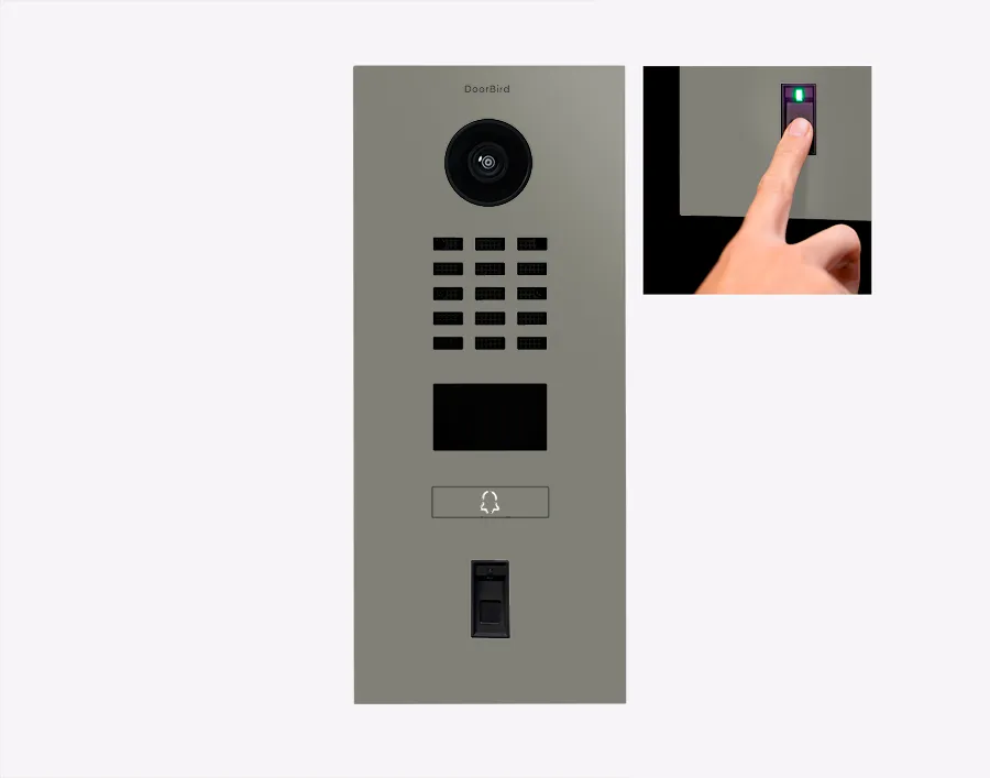 DoorBird IP Intercom Video Door Station D2101FV50 - Flush backbox and Surface backbox available separately