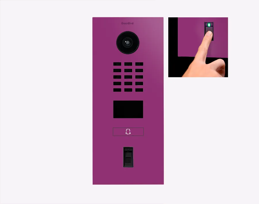 DoorBird IP Intercom Video Door Station D2101FV50 - Flush backbox and Surface backbox available separately