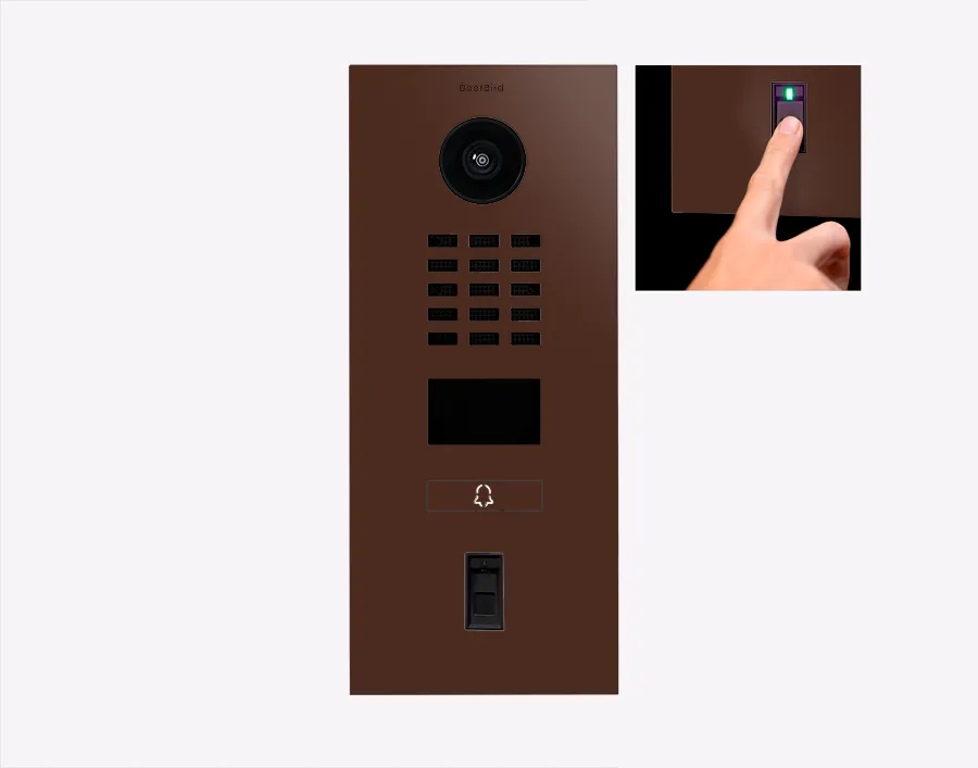 DoorBird IP Intercom Video Door Station D2101FV50 - Flush backbox and Surface backbox available separately