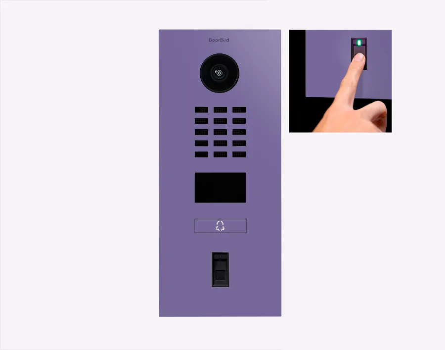 DoorBird IP Intercom Video Door Station D2101FV50 - Flush backbox and Surface backbox available separately