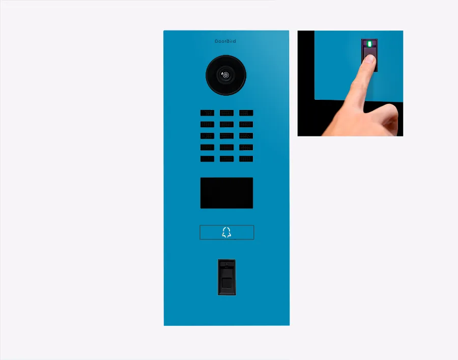 DoorBird IP Intercom Video Door Station D2101FV50 - Flush backbox and Surface backbox available separately