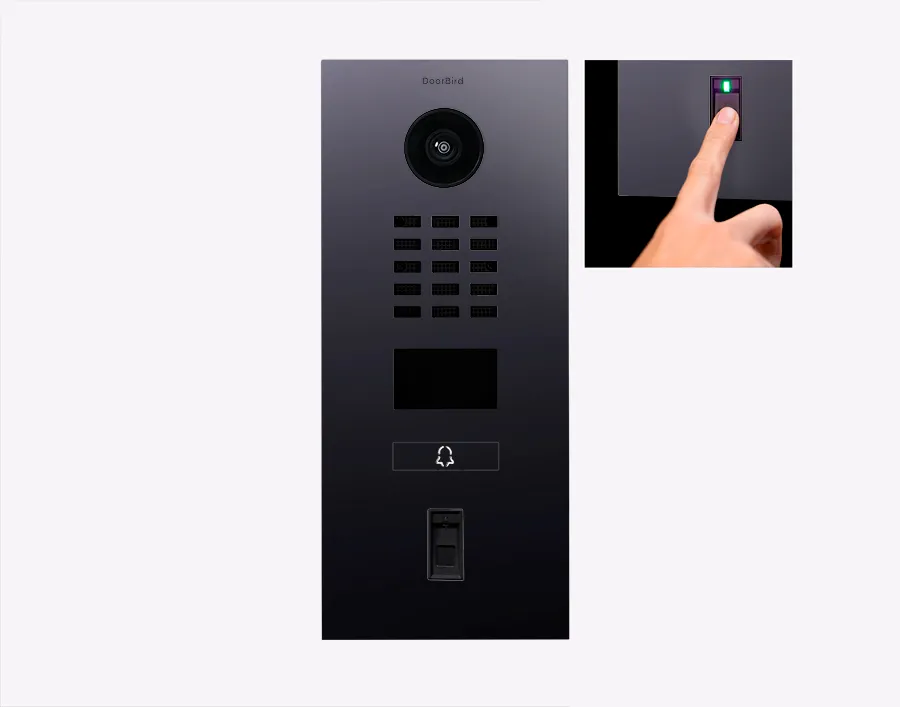 DoorBird IP Intercom Video Door Station D2101FV50 - Flush backbox and Surface backbox available separately
