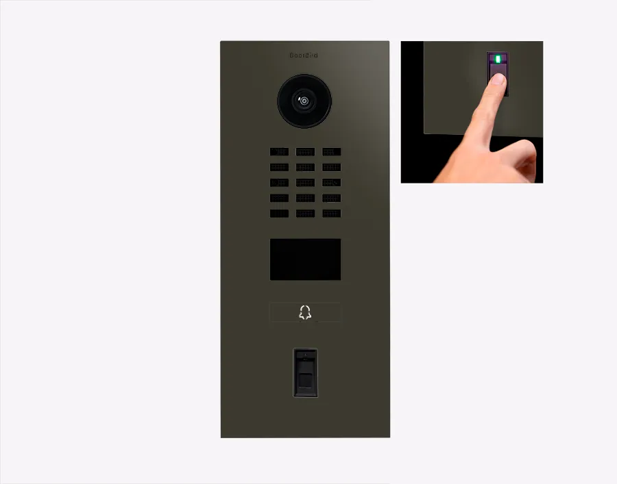 DoorBird IP Intercom Video Door Station D2101FV50 - Flush backbox and Surface backbox available separately