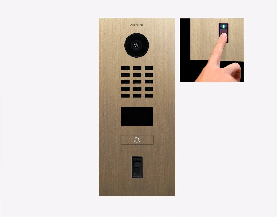 DoorBird IP Intercom Video Door Station D2101FV50 - Flush backbox and Surface backbox available separately
