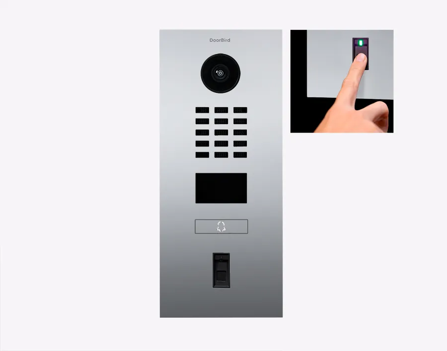 DoorBird IP Intercom Video Door Station D2101FV50 - Flush backbox and Surface backbox available separately