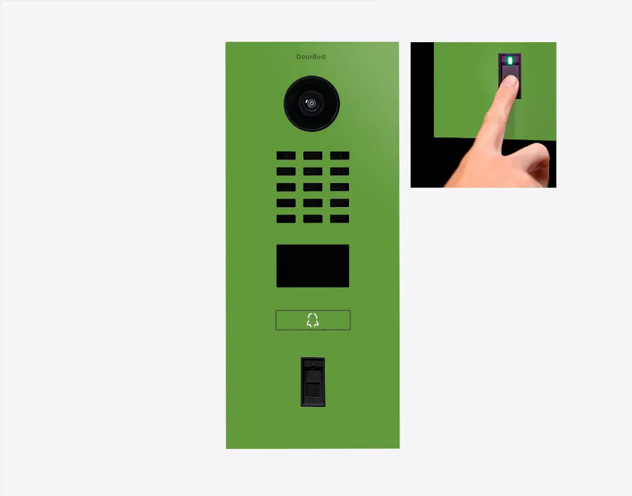 DoorBird IP Intercom Video Door Station D2101FV50 - Flush backbox and Surface backbox available separately
