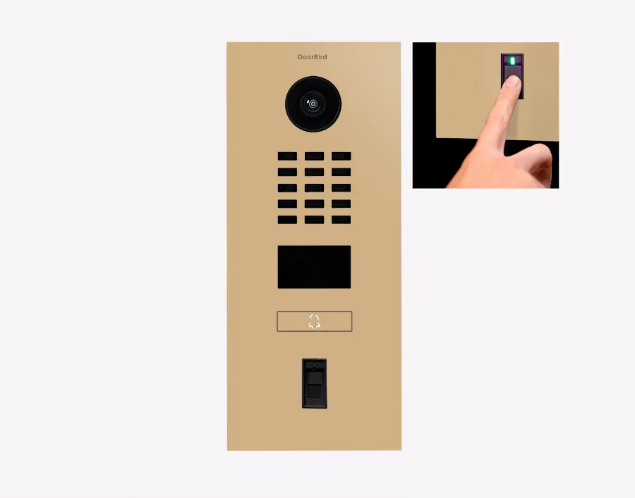 DoorBird IP Intercom Video Door Station D2101FV50 - Flush backbox and Surface backbox available separately