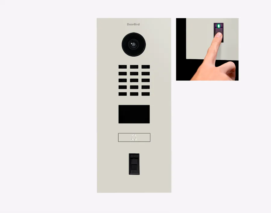 DoorBird IP Intercom Video Door Station D2101FV50 - Flush backbox and Surface backbox available separately