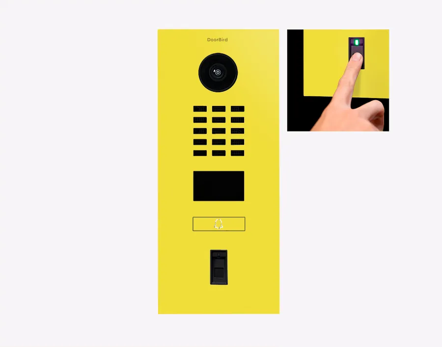 DoorBird IP Intercom Video Door Station D2101FV50 - Flush backbox and Surface backbox available separately