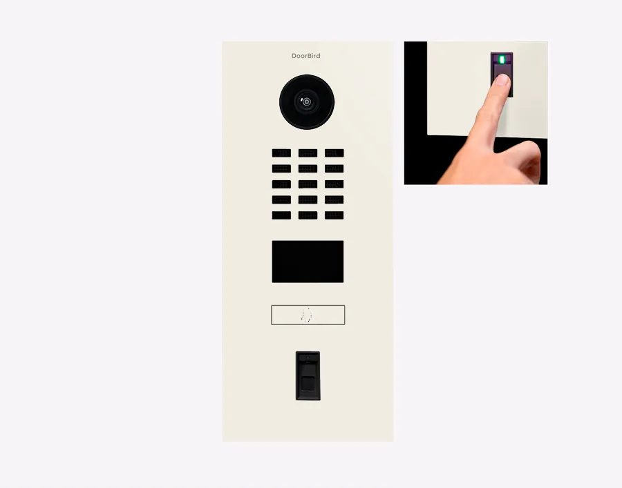 DoorBird IP Intercom Video Door Station D2101FV50 - Flush backbox and Surface backbox available separately