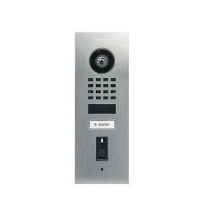 DoorBird IP Intercom Video Door Station Doorbell D1101FV, Flush Mount Stainless Steel Metallic Finish