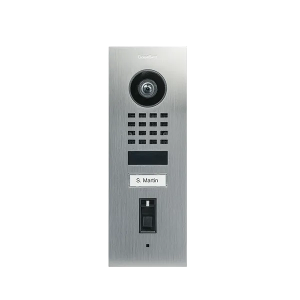 DoorBird IP Intercom Video Door Station Doorbell D1101FV, Flush Mount Stainless Steel Metallic Finish