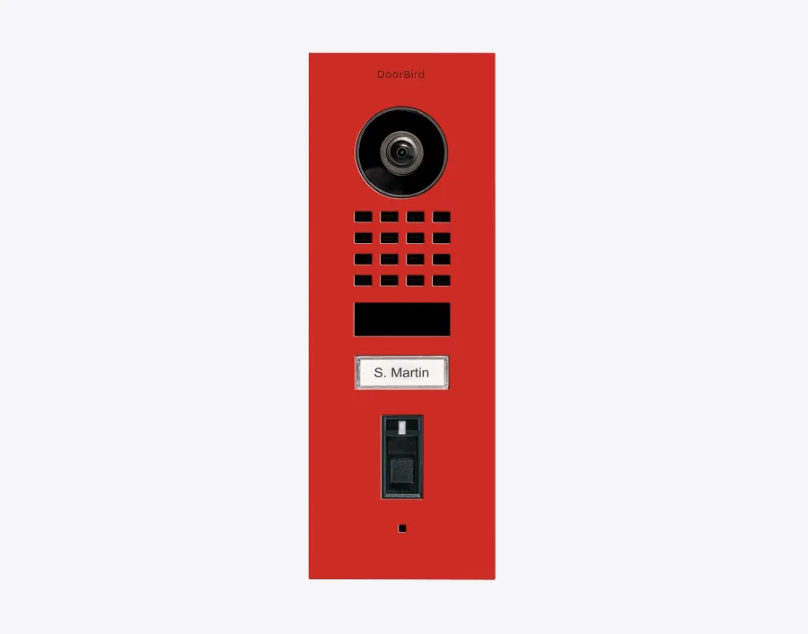 DoorBird IP Intercom Video Door Station Doorbell D1101FV, Flush Mount Stainless Steel Metallic Finish