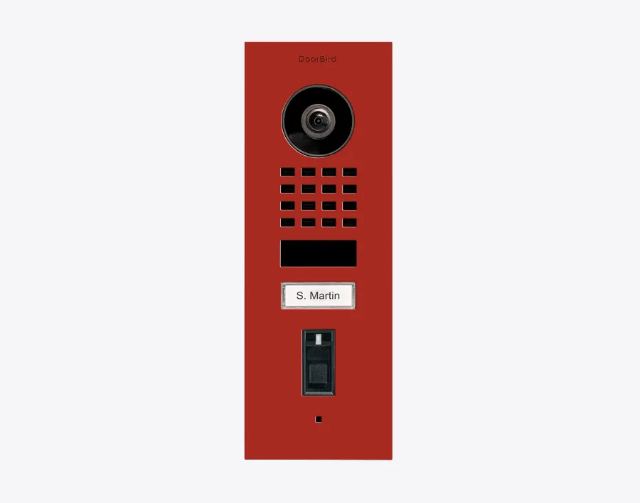 DoorBird IP Intercom Video Door Station Doorbell D1101FV, Flush Mount Stainless Steel Metallic Finish