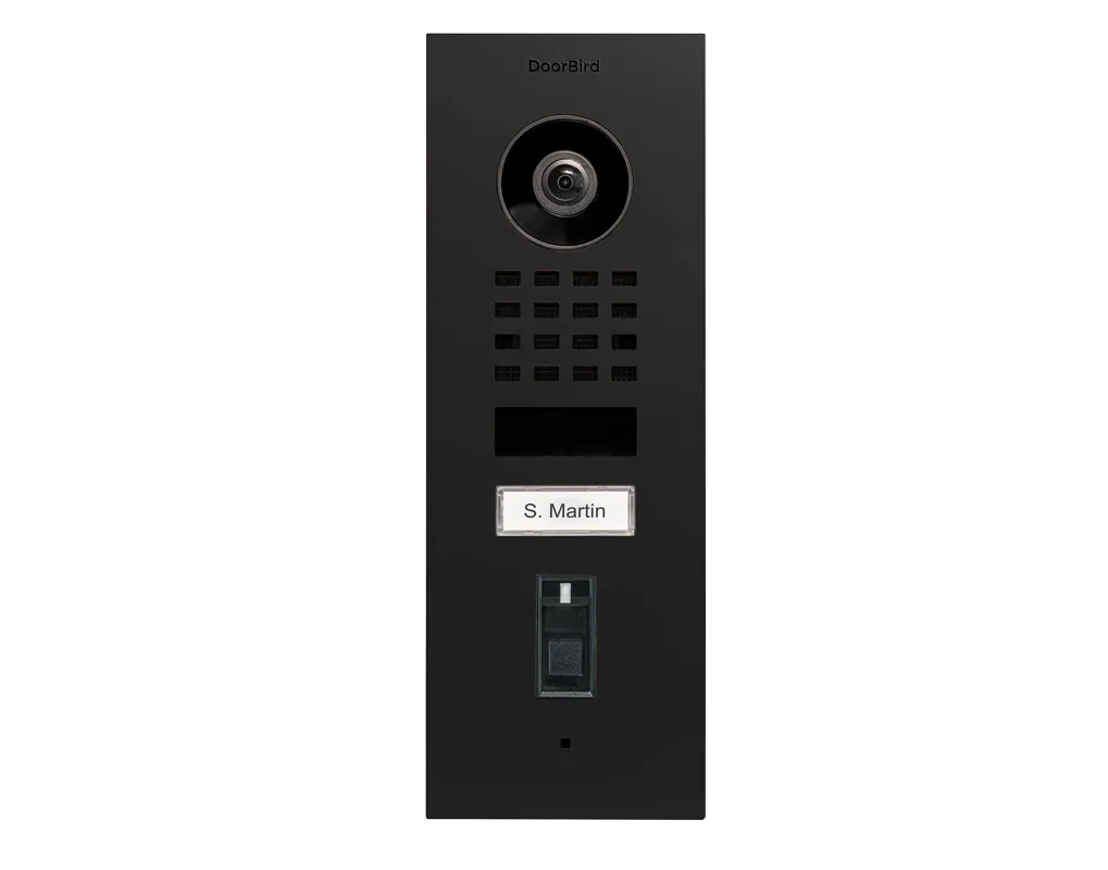 DoorBird IP Intercom Video Door Station Doorbell D1101FV, Flush Mount Stainless Steel Metallic Finish