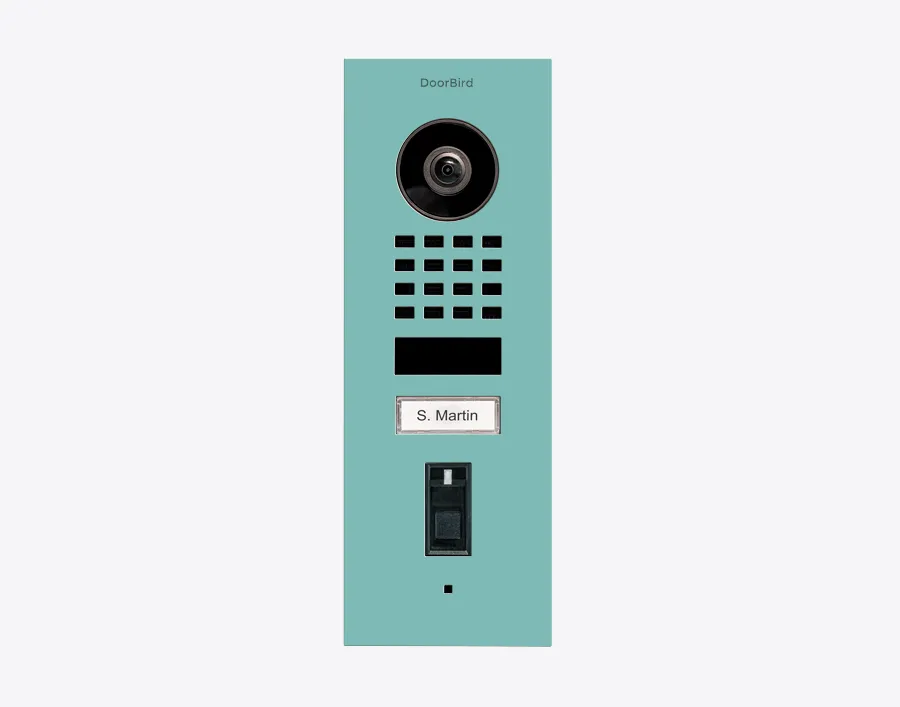 DoorBird IP Intercom Video Door Station Doorbell D1101FV, Flush Mount Stainless Steel Metallic Finish