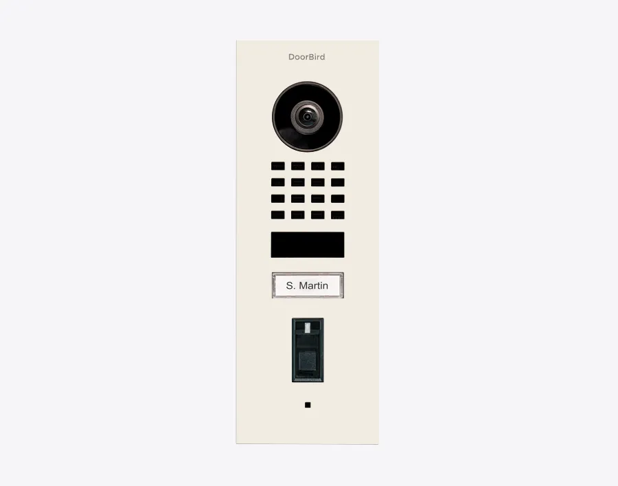 DoorBird IP Intercom Video Door Station Doorbell D1101FV, Flush Mount Stainless Steel Metallic Finish