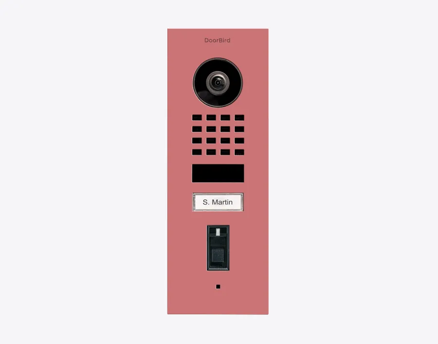 DoorBird IP Intercom Video Door Station Doorbell D1101FV, Flush Mount Stainless Steel Metallic Finish
