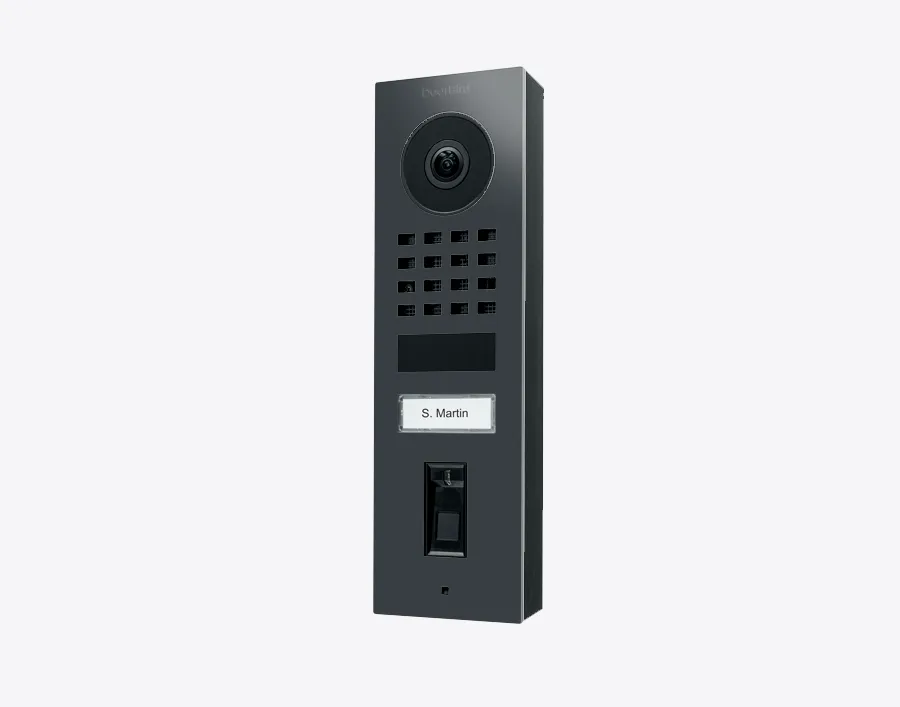 DoorBird IP Intercom Video Door Station Doorbell D1101FV, Surface Mount Stainless Steel Metallic Finish