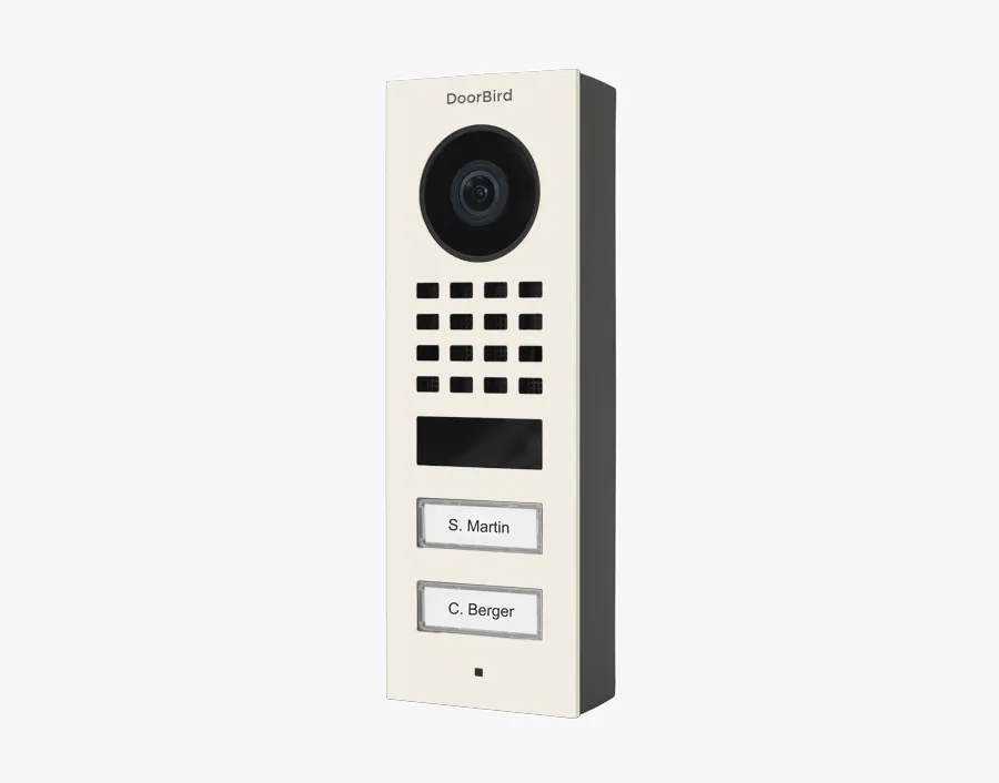 DoorBird IP Intercom Video Door Station Doorbell D1101FV, Surface Mount Stainless Steel Metallic Finish