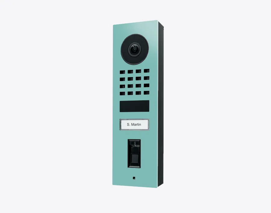 DoorBird IP Intercom Video Door Station Doorbell D1101FV, Surface Mount Stainless Steel Metallic Finish