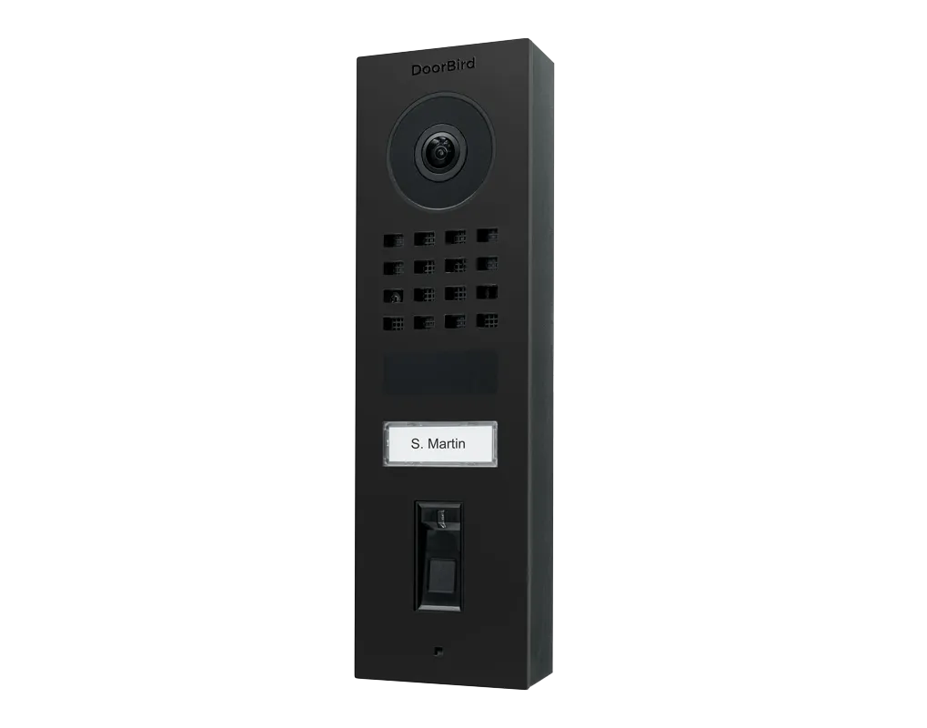 DoorBird IP Intercom Video Door Station Doorbell D1101FV, Surface Mount Stainless Steel Metallic Finish