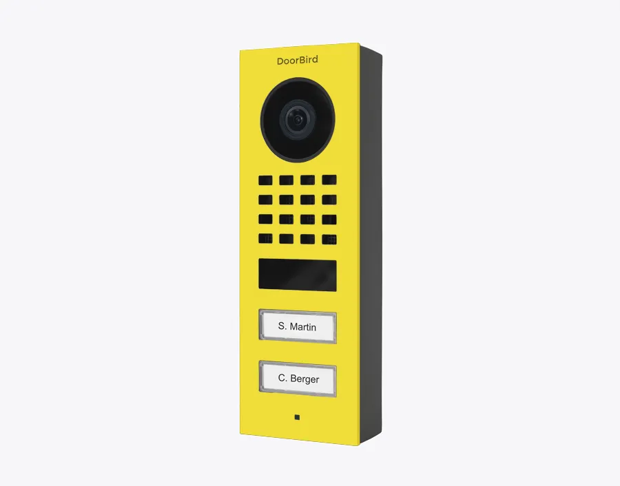 DoorBird IP Intercom Video Door Station Doorbell D1101FV, Surface Mount Stainless Steel Metallic Finish